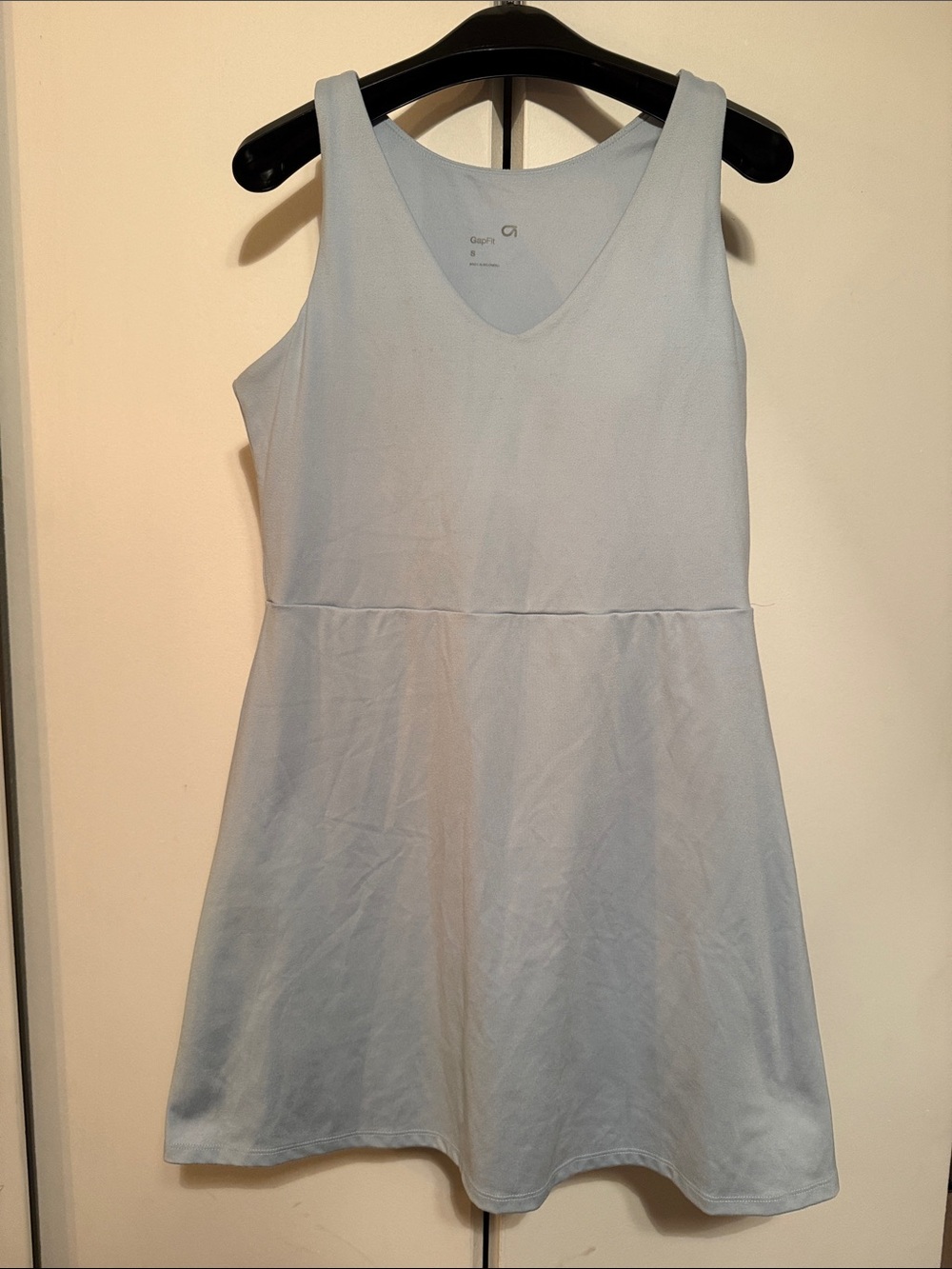 Gap Light Blue Sleeveless V-Neck Women's Workout Dress